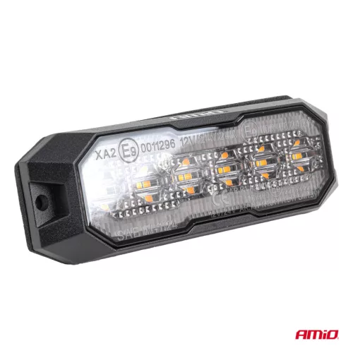 AMiO LED-es figyelmeztető lámpa R65 R148 12V 24V 24W (04861)
