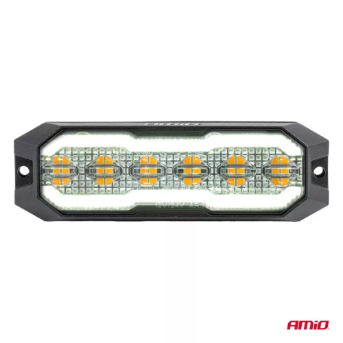 AMiO LED-es figyelmeztető lámpa R65 R148 12V 24V 24W (04861)