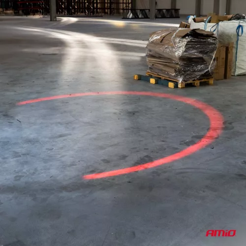 AMiO U alakú targoncabiztonsági jelzőlámpa, 10 W, 10–80 V (04867)