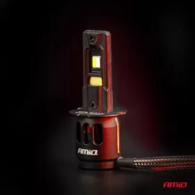   AMiO LED fényszóróizzók sorozat F26 PRO LumiTec LIMITED +130% DUO FULL CANBUS H3 12V 24V (04870)
