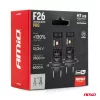 AMiO LED fényszóróizzók sorozat F26 PRO LumiTec LIMITED +130% DUO FULL CANBUS H7 H18 12V 24V (04872)