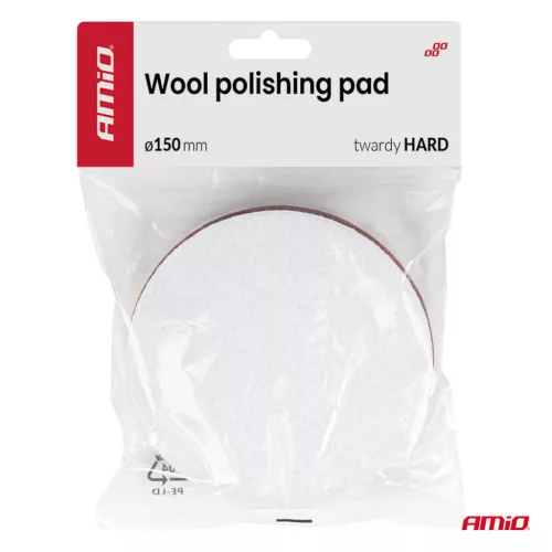 AMiO gyapjú polírozókorong 150mm ADET-36 (04884)
