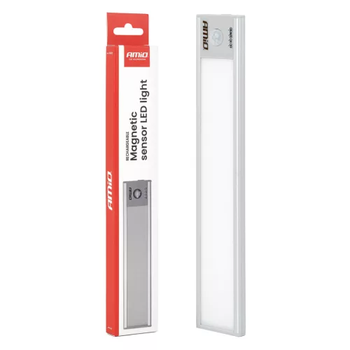 AMiO újratölthető mágneses érzékelő LED fény 1.2W 1000mAh (04893)