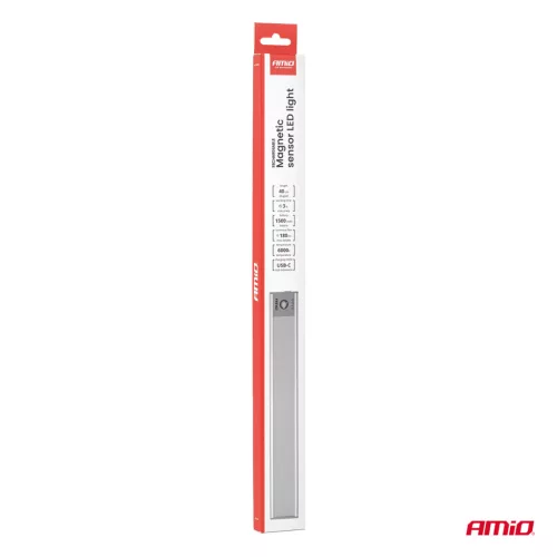 AMiO újratölthető mágneses érzékelő LED fény 2W 1500mAh (04894)