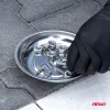 AMiO rozsdamentes acél mágneses alkatrésztálca 110mm (04914)