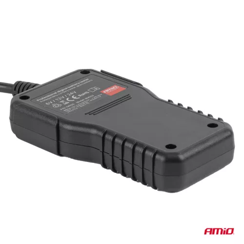 AMiO professzionális digitális akkumulátortesztelő 2–220 Ah 6V 12V 24V (04920)