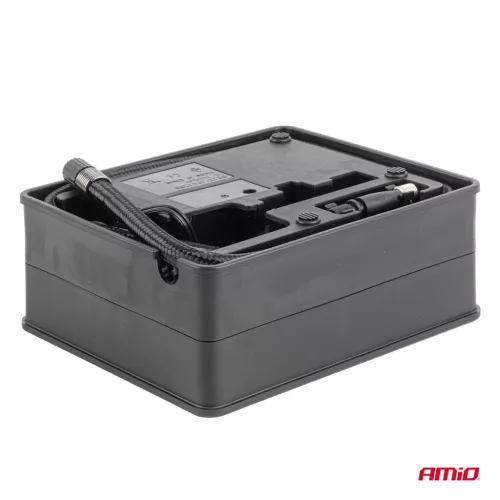 AMiO gumiabroncs-javító és -felfújó készlet 19 mm hengerátmérő 12V (04929)