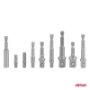 AMiO fúrógéphez való dugókulcs-átalakítók 9el. 1/4", 3/8", 1/2" (04931)