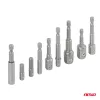 AMiO fúrógéphez való dugókulcs-átalakítók 9el. 1/4", 3/8", 1/2" (04931)