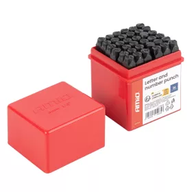   AMiO betű- és számbeütő-készlet 6mm 1/4" 36el. (04935)