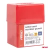 AMiO betű- és számbeütő-készlet 6mm 1/4" 36el. (04935)