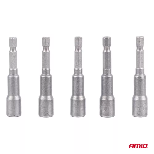 AMiO mágneses aljzatok 5el. 8×65mm (04938)