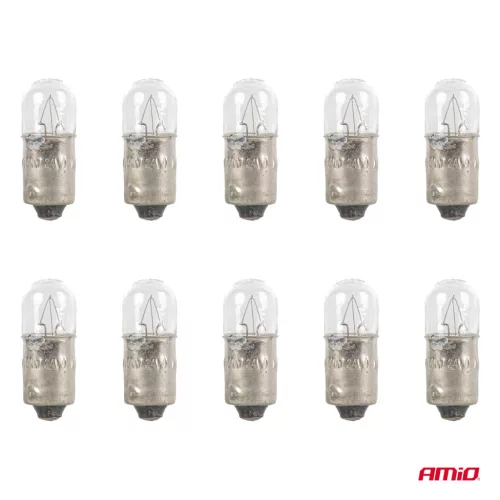 AMiO halogénizzók T4W 24V 4W BA9S 10 db (04945)