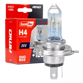   AMiO halogénizzók H4 24V 75/70W LumiTec LIMITED +120% DUO (04951)