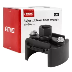 AMiO állítható olajszűrőkulcs 60–80 mm CrV (04954)