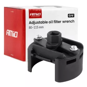 AMiO állítható olajszűrőkulcs 80–115 mm CrV (04955)