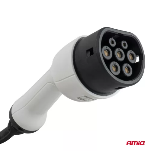 AMiO elektromosautó-töltőkábel csatlakozóval típus2 – típus2 3P 22 kW 5 m (04972)