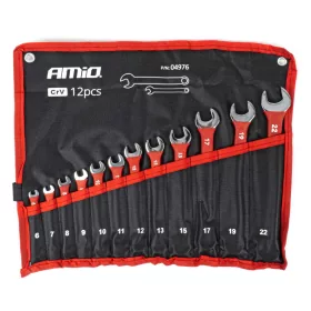AMiO csillag-villáskulcsok CRV 6-22mm 12 db (04976)