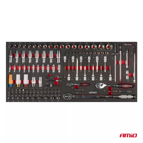 AMiO szerszámos szekrény – 471 db szerszám készlet 1080x460x970mm (04989)