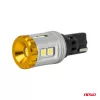 AMiO LED izzók STANDARD T15 3030 8SMD + 3020 1SMD fehér 12/24V (04991)