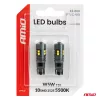 AMiO LED izzók STANDARD T10 2525 10SMD fehér 12/24V (04993)