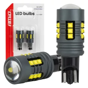   AMiO LED izzók STANDARD T15 2525 18SMD fehér 12/24V (04994)