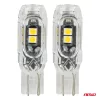 AMiO LED izzók STANDARD T10 2835 5SMD fehér 12V (04995)