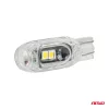 AMiO LED izzók STANDARD T10 2835 5SMD fehér 12V (04995)