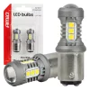 AMiO LED izzók STANDARD BAY15D P21/5W 3030 15SMD fehér 12/24V (05003)