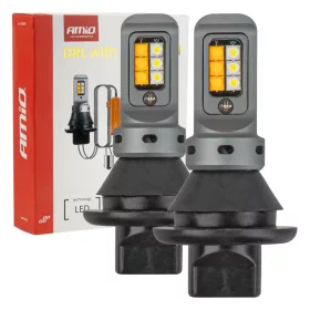  AMiO DRL – irányjelző 2 az 1-ben 1156 3535 12SMD 12/24V (05005)