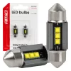 AMiO LED izzók CANBUS 31mm 2525 3SMD fehér 12/24V (05006)