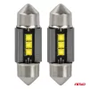 AMiO LED izzók CANBUS 31mm 2525 3SMD fehér 12/24V (05006)