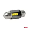 AMiO LED izzók CANBUS 31mm 2525 3SMD fehér 12/24V (05006)