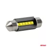 AMiO LED izzók CANBUS 36mm 2525 6SMD fehér 12/24V (05007)