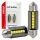 AMiO LED izzók CANBUS 39mm 2525 6SMD fehér 12/24V (05008)