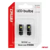 AMiO LED izzók CANBUS T10 2020 6SMD fehér 12/24V (05010)