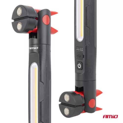 AMiO LED-es szerelőlámpa mágnessel és csipesszel 4000 mAh (05024)