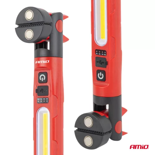 AMiO összecsukható LED-es szerelőlámpa mágnessel 4000mAh (05025)