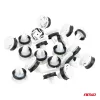 AMiO kárpitrögzítő patentkészlet gumitömítéssel 20 mm ⌀ 9 mm, 20 db (05029)