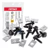 AMiO csavar- és rögzítőpatent-készlet 22 mm ⌀ 6 mm, 10 készlet (05033)