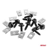 AMiO csavar- és rögzítőpatent-készlet 22 mm ⌀ 6 mm, 10 készlet (05033)