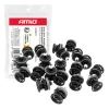 AMiO ajtókárpit-, tetőkárpit- és oldalburkolat-rögzítő patentkészlet, 30,5 mm, 20 db (05037)