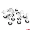 AMiO ajtó- és csomagtérkárpit-rögzítő patentkészlet gumitömítéssel, 20 mm, 20 db (05041)