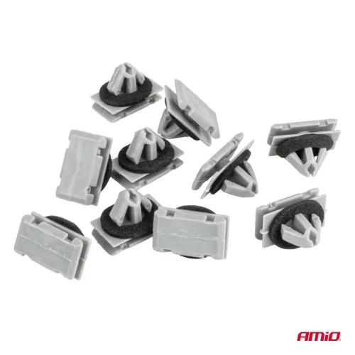 AMiO küszöbborítás-rögzítő patentkészlet gumitömítéssel 11 mm, 10 db (05047)