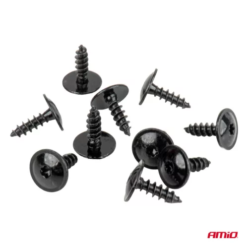 AMiO univerzális csavar- és rögzítőpatent-készlet – karosszéria és chassis 16 mm ⌀ 5 mm, 10 készlet (05048)