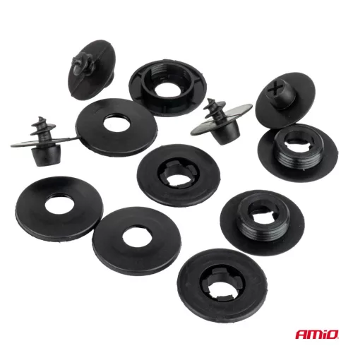AMiO univerzális szőnyegrögzítő patentkészlet 14 mm, 4 db (05050)