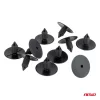 AMiO kerékjárati burkolatrögzítő patentkészlet 25 mm ⌀ 10.5 mm, 10 db (05052)