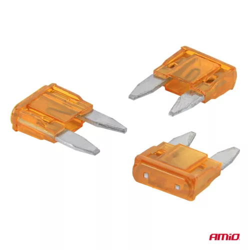 AMiO autós késes biztosítékok MINI 3 db 5A (05096)