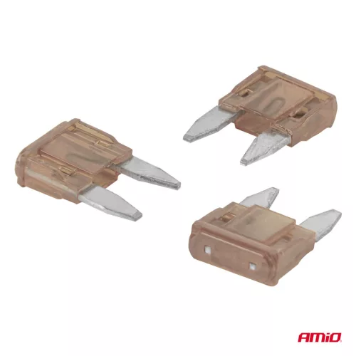 AMiO autós késes biztosítékok MINI 3 db 7.5A (05097)
