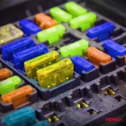 AMiO autós késes biztosítékok MINI 3 db 20A (05100)